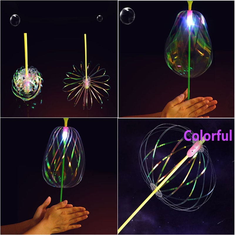 Funny Popular Soap Bubble Colorful Shook Stick Blowing Bubble Play Outdoor Activety Wands Toys Amused For Children Kid Baby