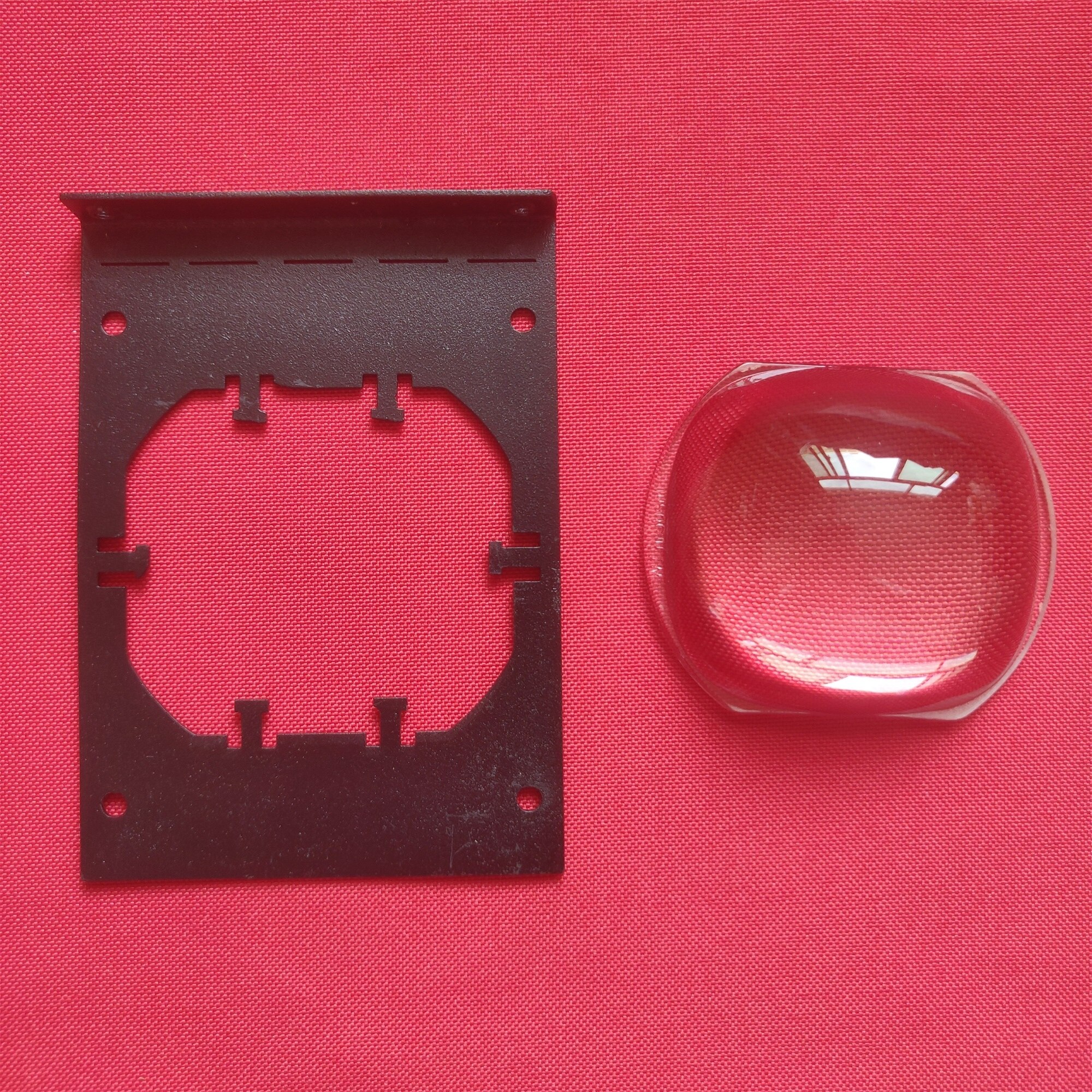 DIY LED projektor rechteck kondensator objektiv mit Stand für 4:3 lcd Anzeige gewidmet kondensator objektiv