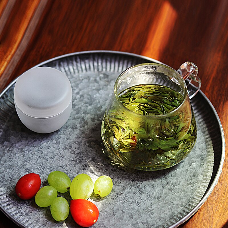 Volcano Whiskey Wine Glass Cup Home Handle Transparent Wine Cups High Temperature Resistance Teacup Winebowl Drinking Glass