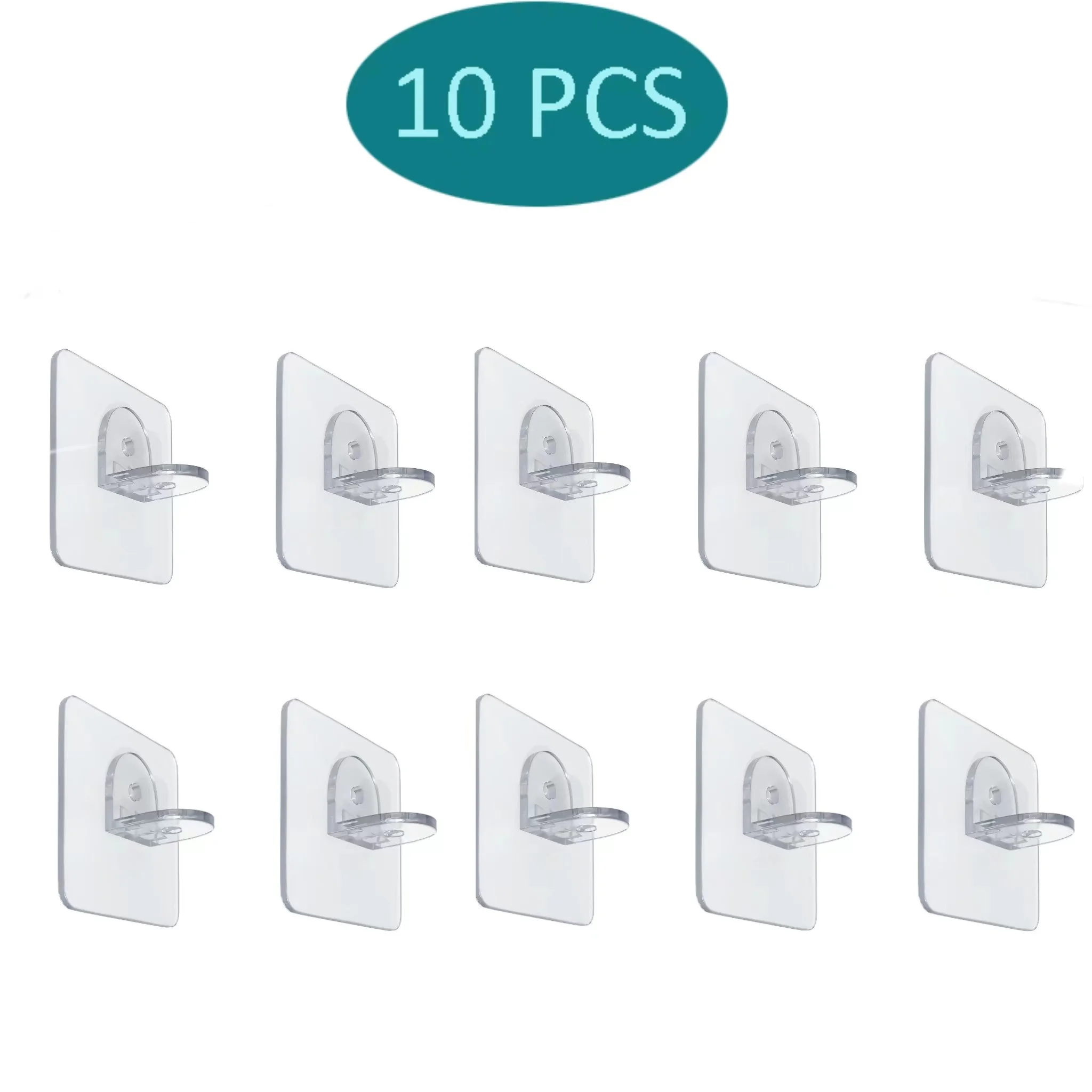 6/10/20 Stuks Kast Ondersteuning Plank Beugel Punch Gratis Sterke Partitie Houders Pin Voor Kast Beugels duig: green