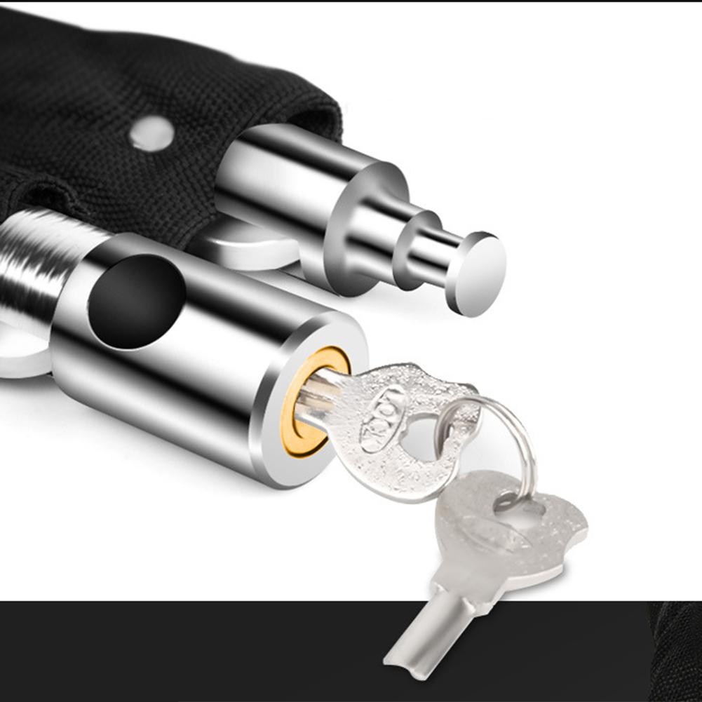 Bike Chain Lock Outdoor Bike Protector Cycling Chain Lock Safe Anti-Theft Bicycle Chain Lock For Motorcycle Lock