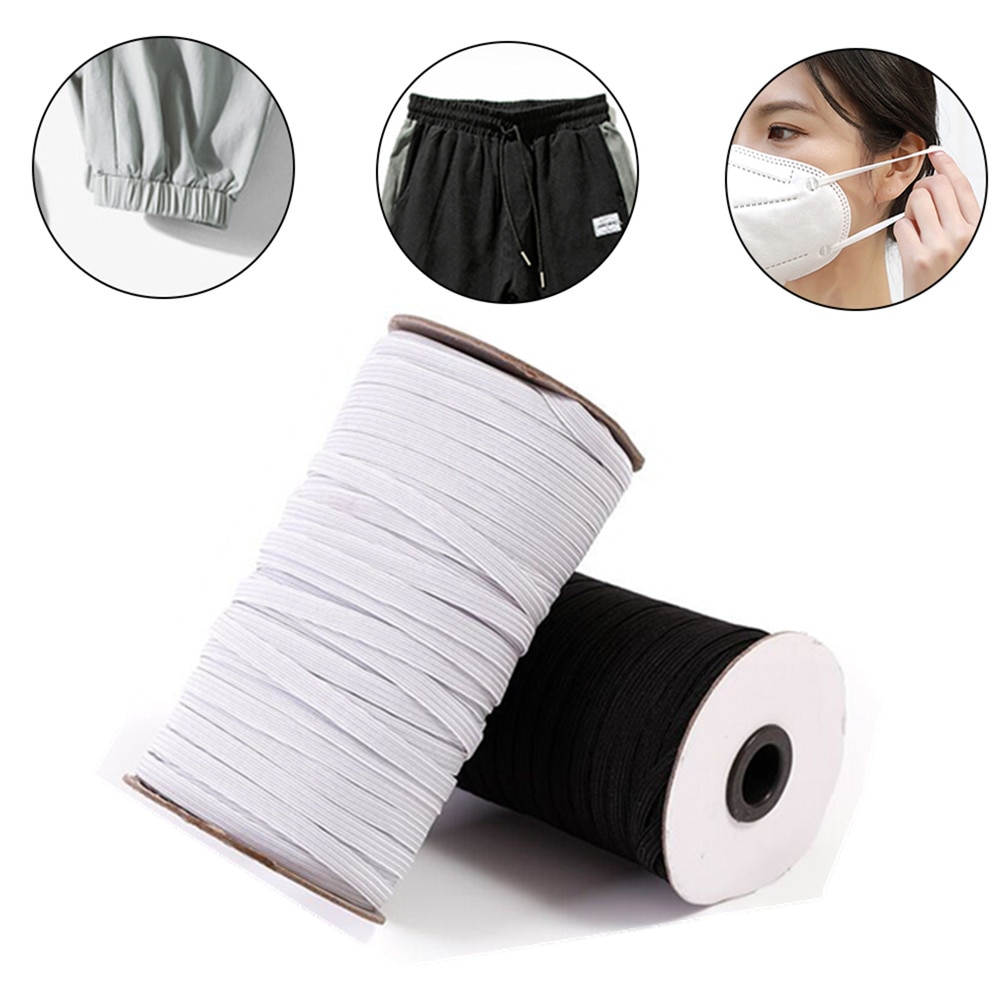 3Mm 6Mm Elastische Bands Diy Touw 3/5/10 Meter Elastische Platte Elastiekjes Taille Band Naaien Touw diy Handgemaakte