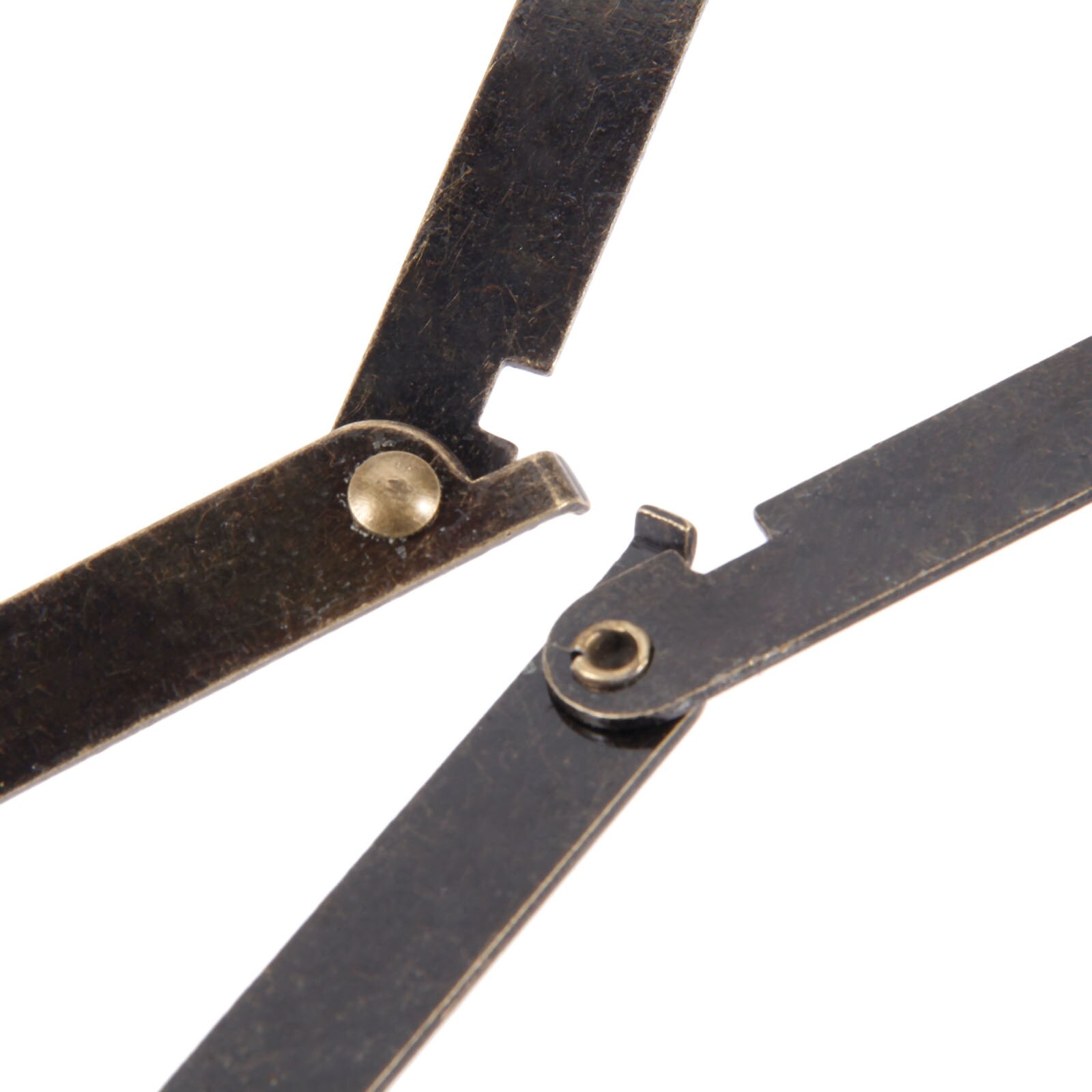 2Pcs 108x11mm Antique Bronze Lid Support Hinges Stay For Box Display Furniture Accessories Cabinet Door Kitchen Cupboard Hinges