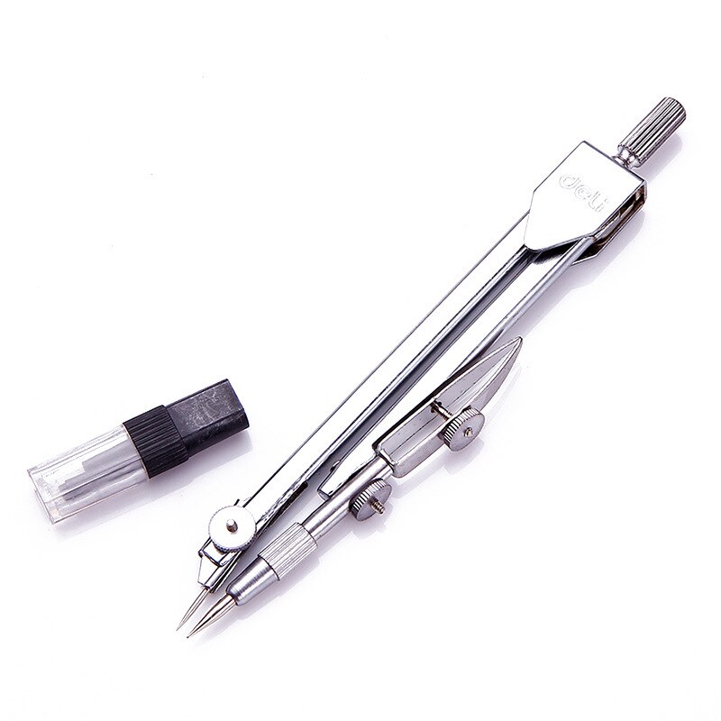 EZONE 1PC Adjustable Precision Drawing Compass Math Geometry Tool Compass Giving Lead Core School Stationery Supply