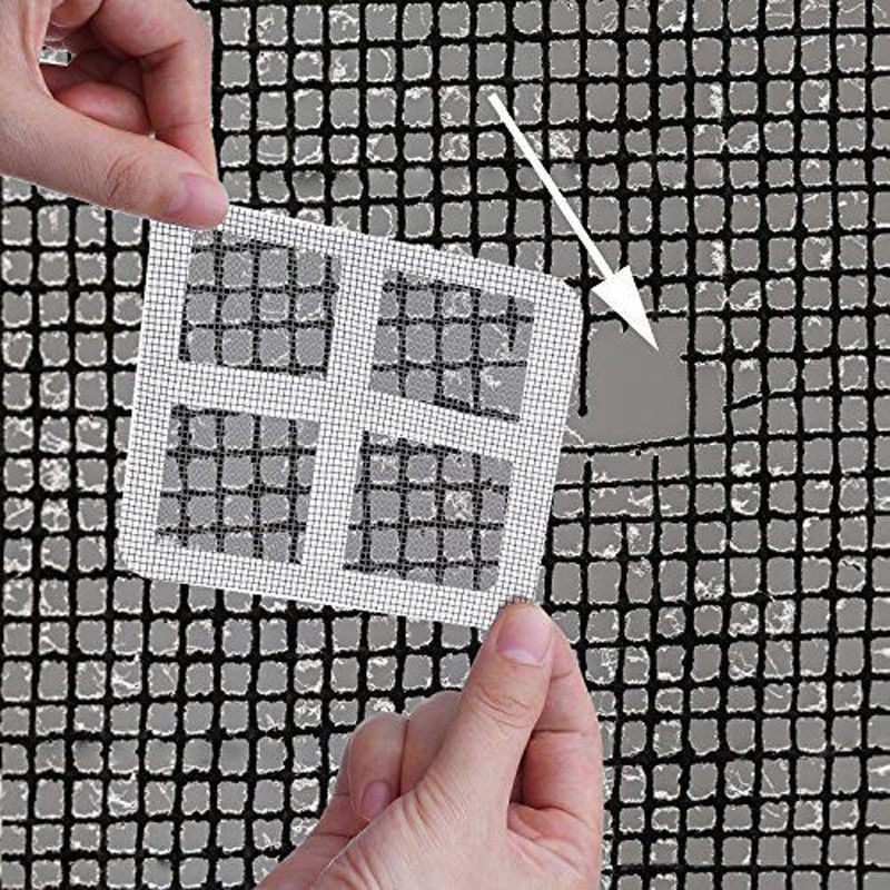 útil de Anti-insectos y bichos red antimosquitos para puertas y ventanas de malla de reparación de pantalla parche Kit 6 uds