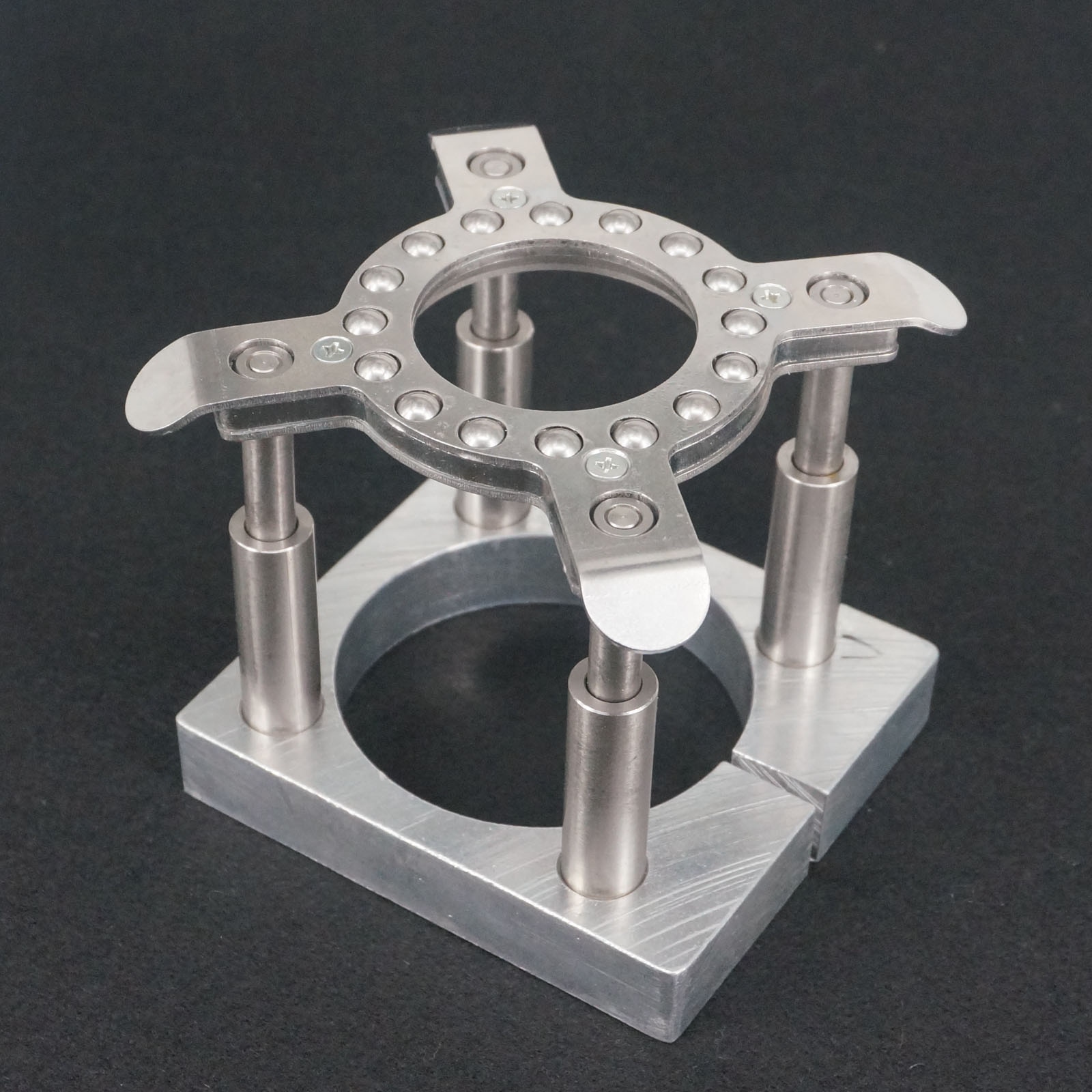 Diam 80mm Automatic Fixture Clamp Plate Device for 1.5KW/2.2KW CNC Spindle Motor
