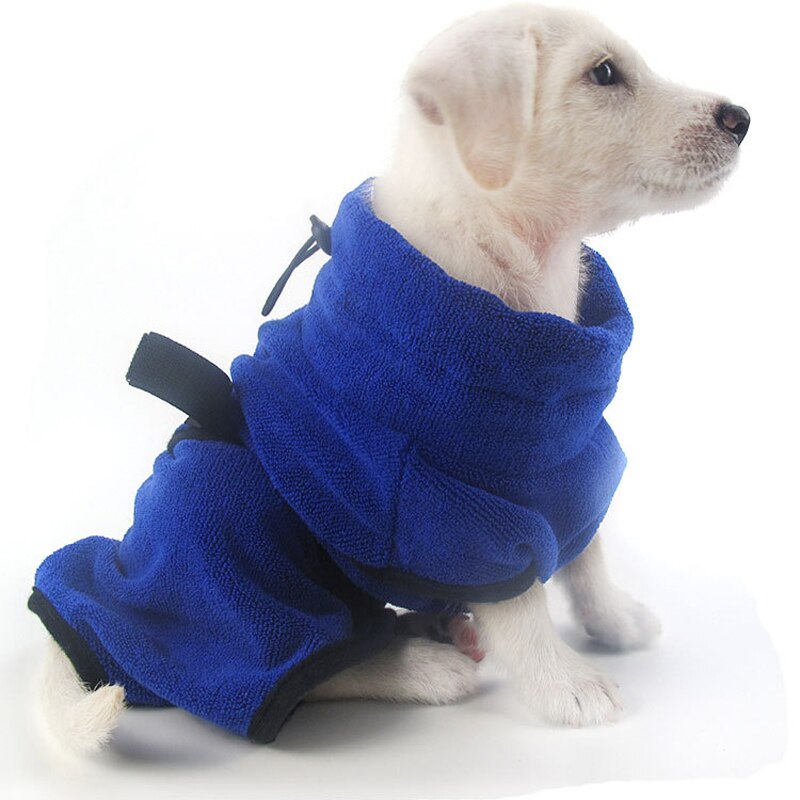 Toalla de Mascota de microfibra superabsorbente, bata de baño para perros, toallas de secado rápido para cachorros, Toalla de baño para perros, producto de aseo para mascotas