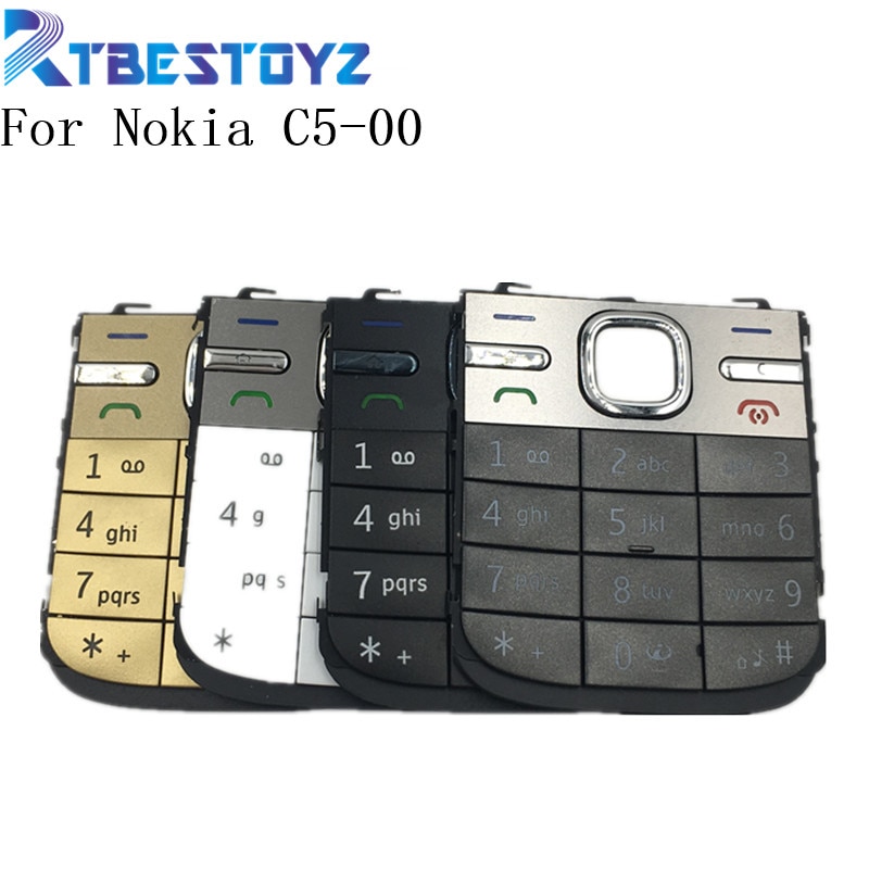 RTBESTOYZ Originele Keypad Toetsenbord Knoppen Voor Nokia C5-00 C5 00