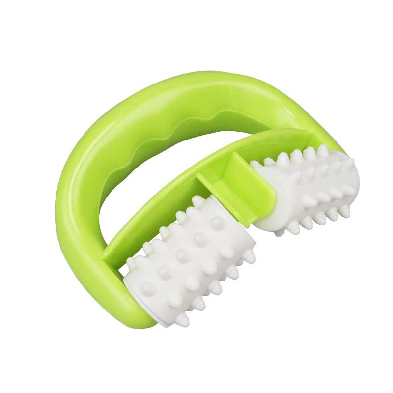 Masajeador rápido anticelulitis, rodillo de mano, herramientas de estiramiento facial, cuidado de la salud, masaje de celulitis: Verde