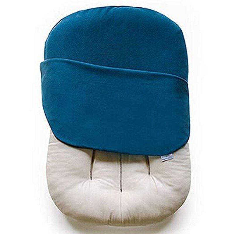 75 x 45cm bomulds babynest sengesæt bærbar tremmeseng baby liggestol vugge spædbarns vuggestue seng cuna nido bebe ninho bebe portatil: Blå / Krybbe-betræk