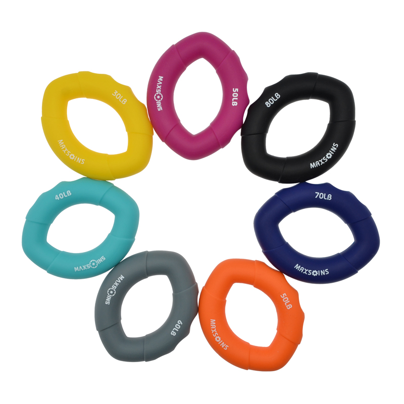 Dynamometer håndgrep muskelkraft trening gummi ring trener finger hånd griper griper ring carpal expander fitness