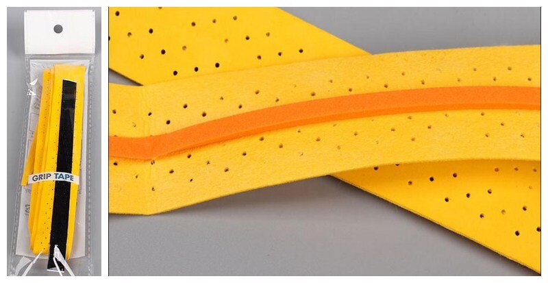50pcs Badminton Racket Overgrips Anti-skid Sweat tape Tennis Racquet OverGrip Fishing Skidproof Sweat Band grip: yellow