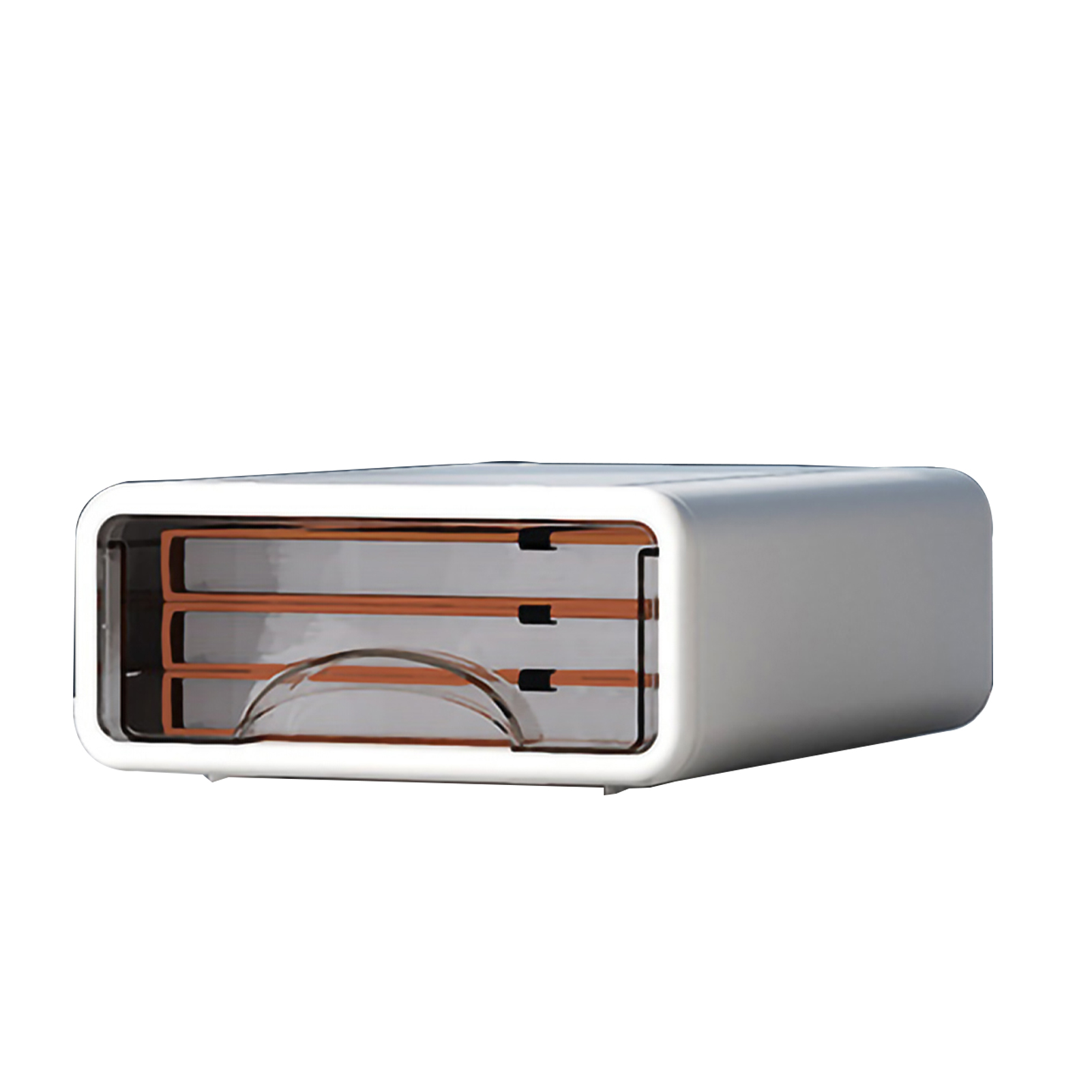 1 Pc Storage Drawers Desk Organizer Boxes Multi-Layer Stackable Storage Boxes Clutter Desk Shelving Jewelry Box for Home Office: black