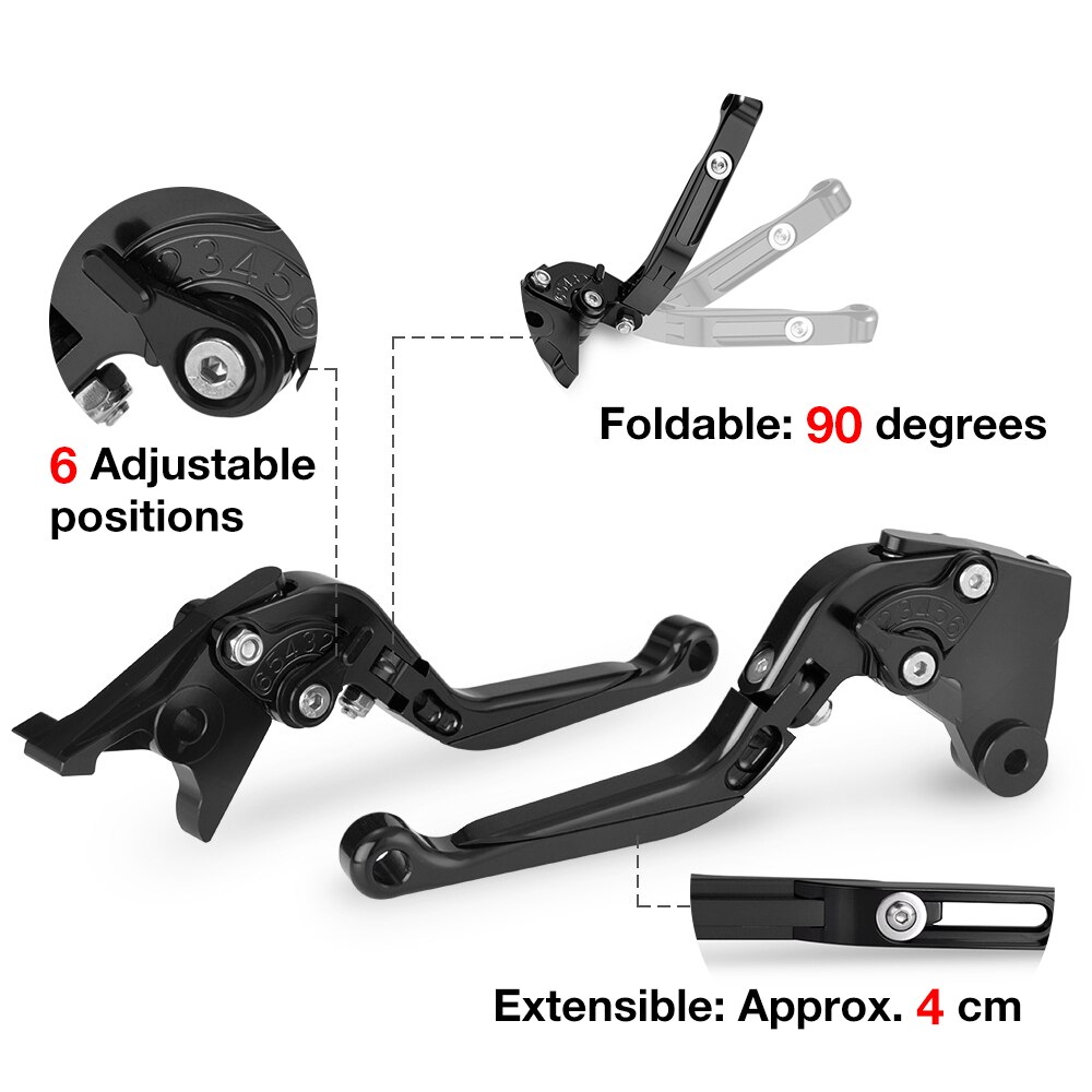 For Aprilia TUONO V4 1100RR Factory Motorbike Handbrake Motorcycle Accessories Folding Extendable Brake Clutch Levers