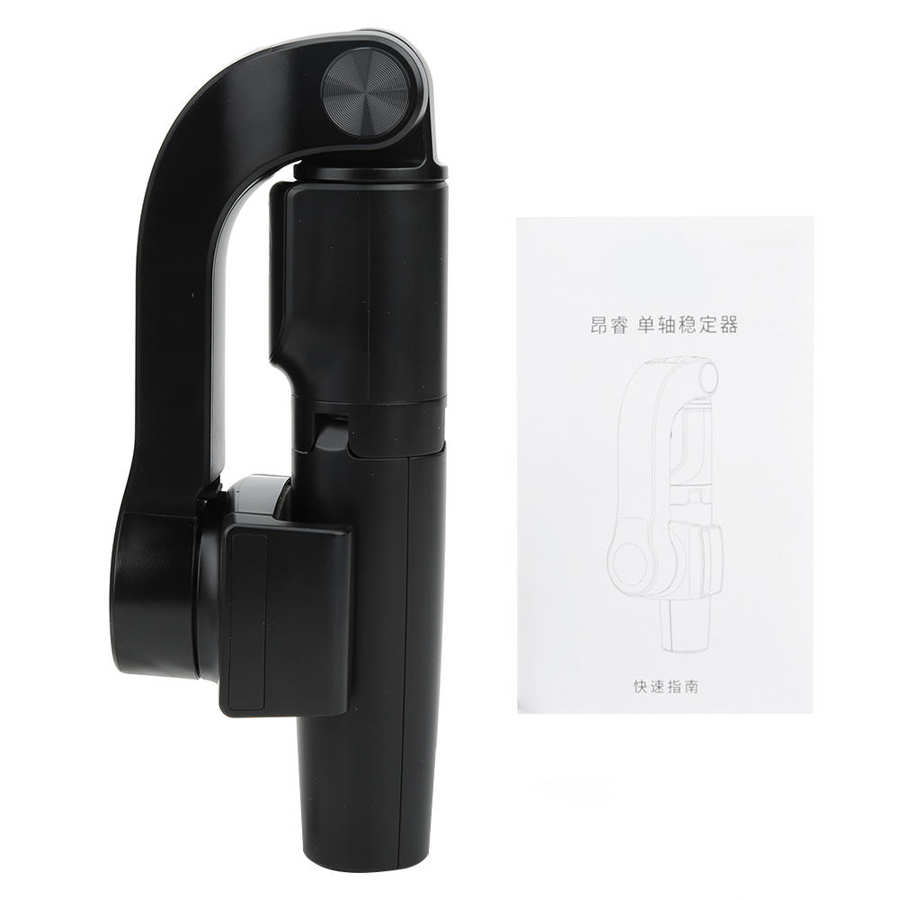 L08 Selfie Stick Handheld Stabilizer Smartphone Tripod Phone Holder Bluetooth Selfie Remote Control for IPhone Android Phones: Black