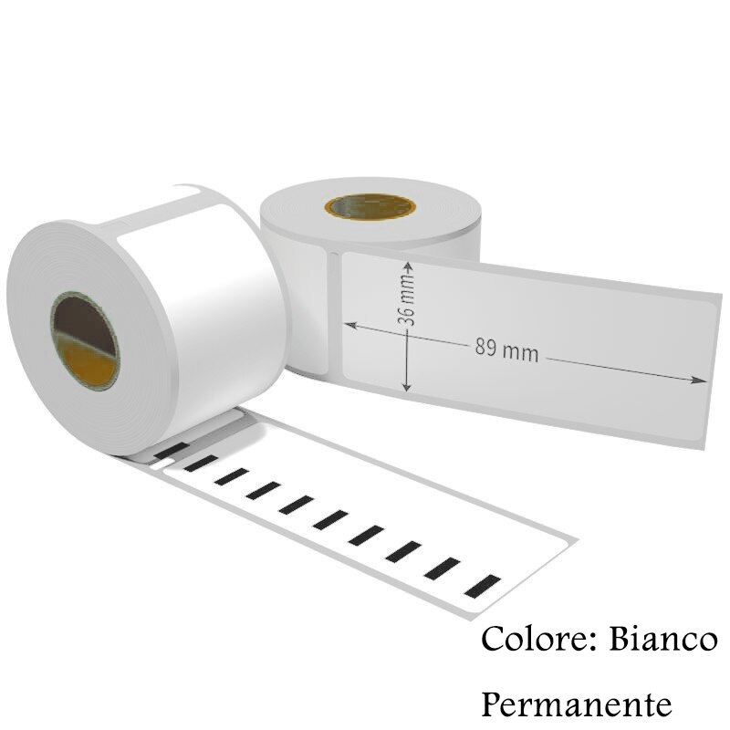 Permanente Zelfklevende Etiketten Voor Dymo DM-11356 S0722560 89 Mm * 41 Mm 300 Pcs