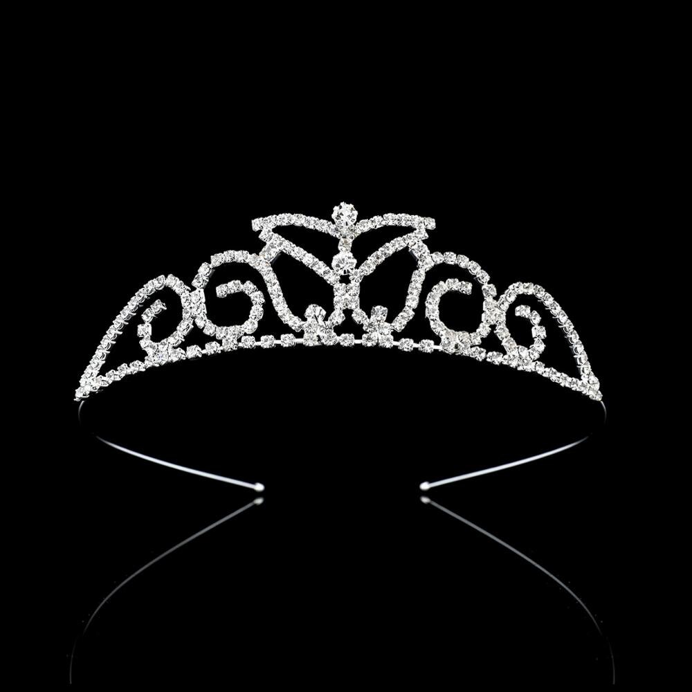 Europeu e americano nupcial coroa tiara princesa menina aniversário coroa senhoras faixa de cabelo strass acessórios para o cabelo: HG093