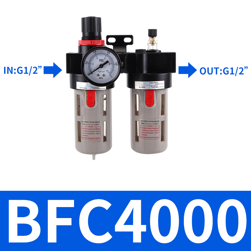 AFC2000 BFC2000 BFC3000 BFC4000 Pneumatischer Filterregler Luftöler Kombination Ölabscheider Wasserabscheider: Lila