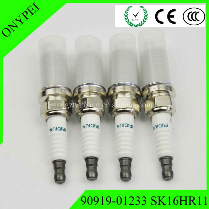 90919 01233 SK16HR 11 9091901233 SK16HR11 Iridium Spark Plug For Toyota Camry RAV4 Scion tC 90919-01233 SK16HR-11