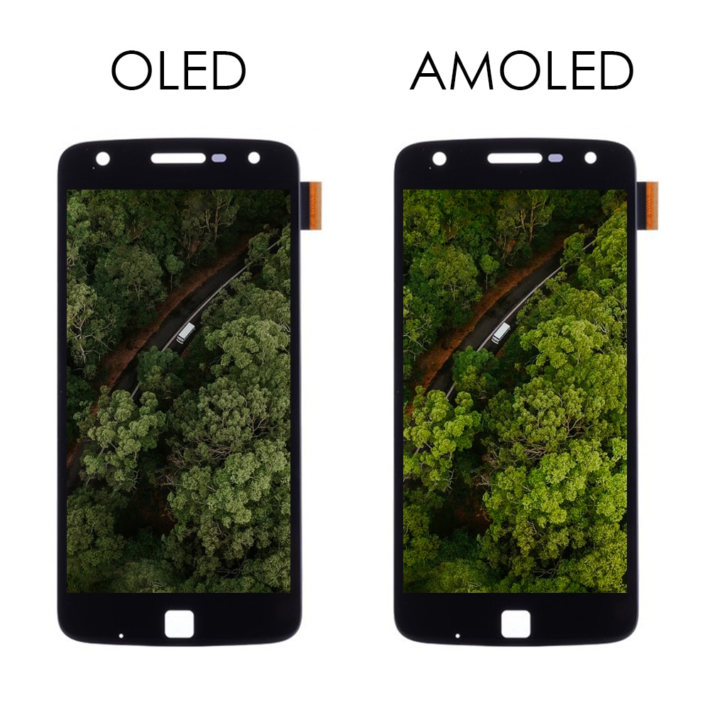 Pantalla LCD AMOLED para Moto Z Play, digitalizador de Pantalla táctil, montaje completo, XT1635, XT1635-02