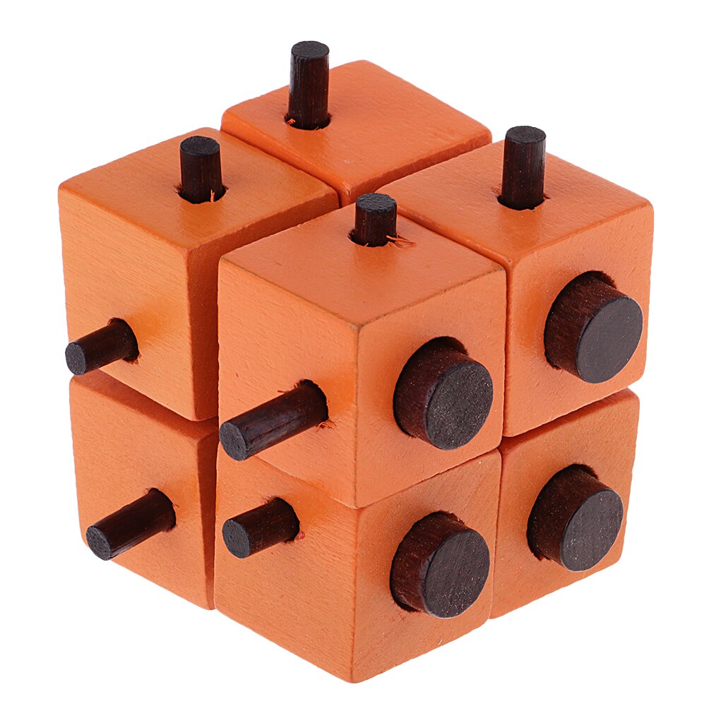 Klassische Holz Puzzle Spielzeug Kong Ming IQ Prüfung Denkaufgabe freundlicher Spielzeug