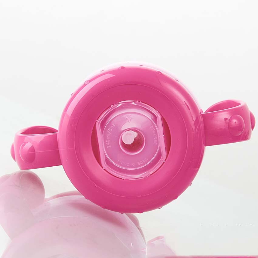 240ML Baby Cup Children Drinking Cup Training Cup Baby Feeding Straw Cup Anti-wrestling Watertight Green, Yellow, Pink