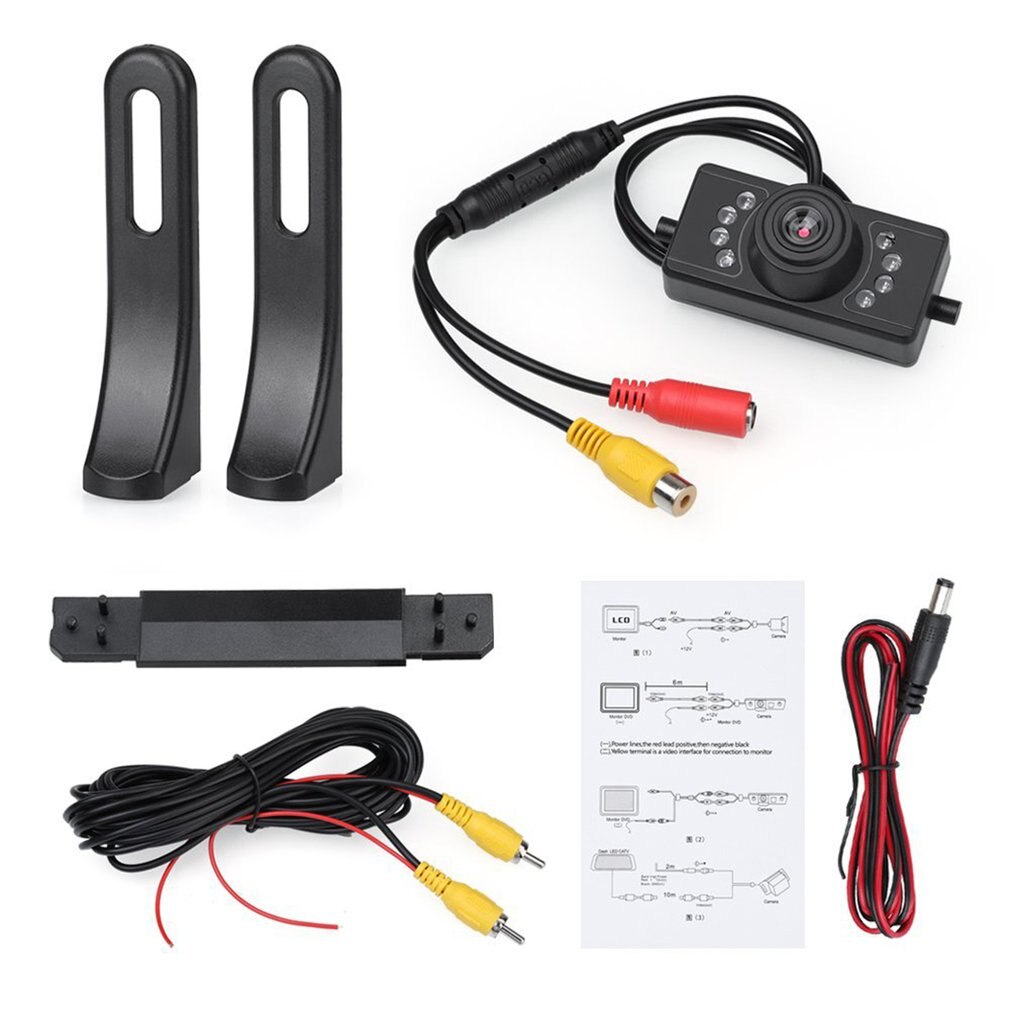 Car rear view camera Ip69 HD rear video vehicle camera Backup Reverse Camera waterproof Vision Parking Camera 170° Wide Angle