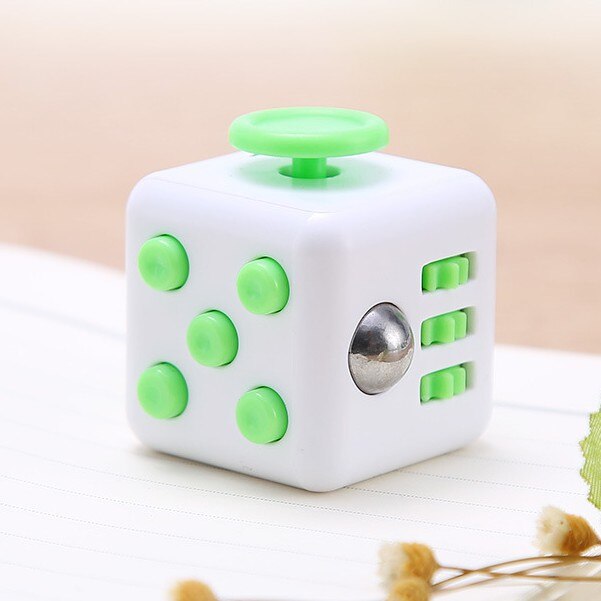 Finger Fidget Toy Anxiety Stress Relief Dice Sensory Toy For Adult / Kids Decompression Adhd Special Needs Autism Toy With Box: K