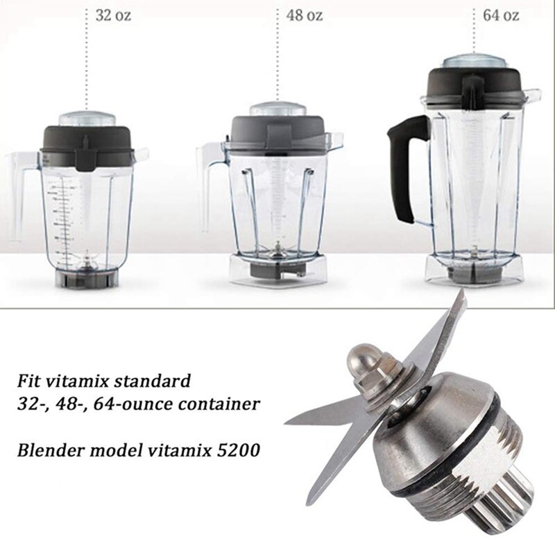 Blender Blade Repair Kit Removal Tool, Drive Socket With Gasket for Vitamix 5200 Series 64 48 32OZ