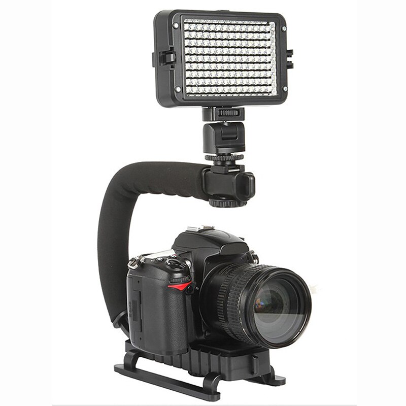 DV Hand Held U-Shaped Portable photography Camera Holder flash bracket Shooting Video Stabilizer Handheld Stabilizing for SLR DV