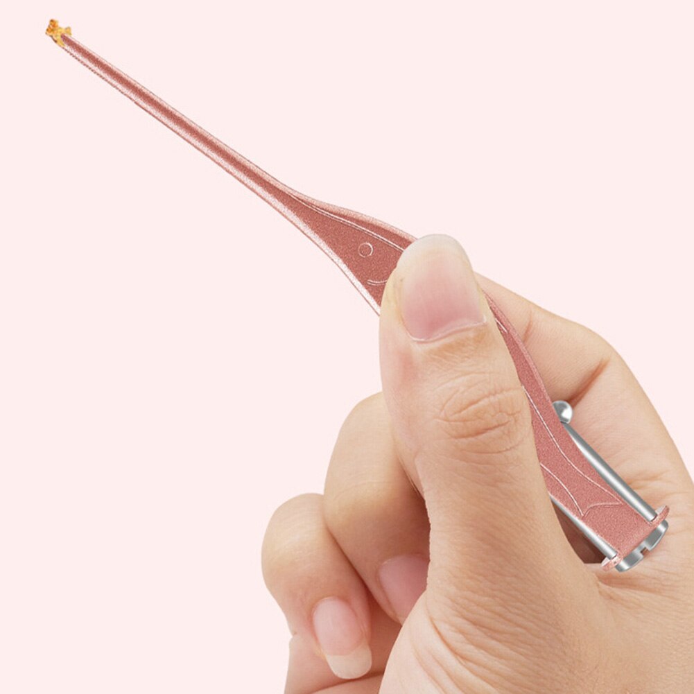 3Pcs/Set Kids LED Ear Pick Set Stainless Steel LED Flashlight Kids Adult Earwax Remover Spoon Cleaner Safe