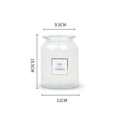 Europäischen Transparent Blume Vasen Pflanzen Halter Nordic Glas Vase Hause Dekoration Ornamente Hydrokultur Schreibtisch Blumentöpfe Handwerk: D