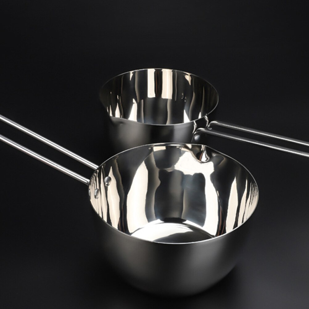 1Pc Stainless Steel Water Ladle Long Handle Soybean Ladle for Restaurant Dining Hall