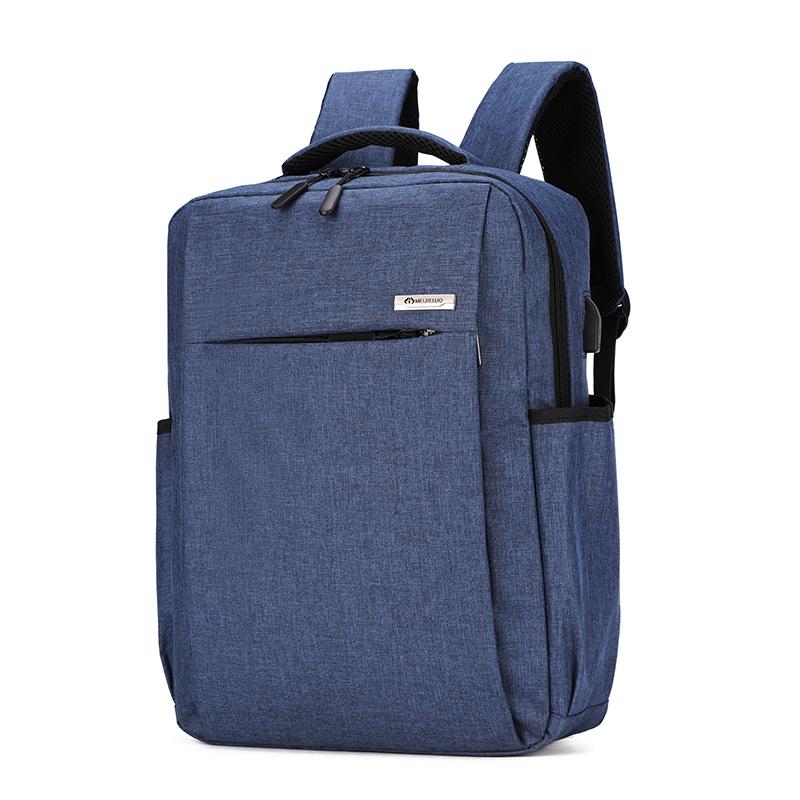 Zaino di modo 2020 Degli Uomini Del computer Portatile Dello Zaino di Alta Qualità Backbag Mochilas Maschio Zaino Impermeabile Borse a Spalla: blu