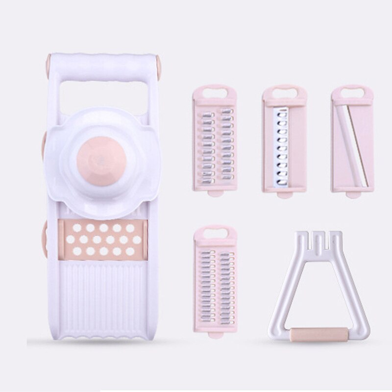 Mandoline Slicer Manual Vegetable Cutter with 5 Blade Potato Carrot Grater for Vegetable Onion Slicer Kitchen Tools Accessories