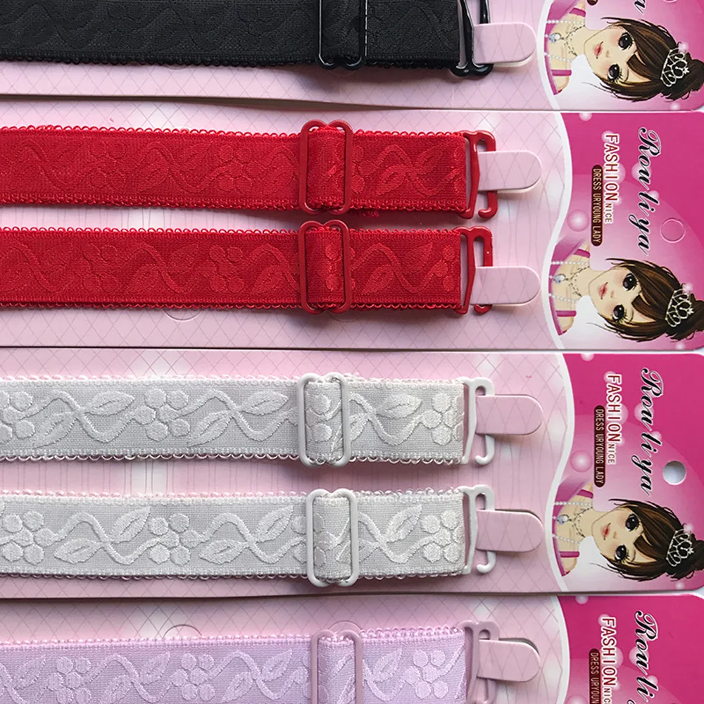 1 paar 1.5cm breedte vrouwen slip bestendige bh bandjes vrouwen dubbele schouder elastische beha dame bh band accessoires lingerie