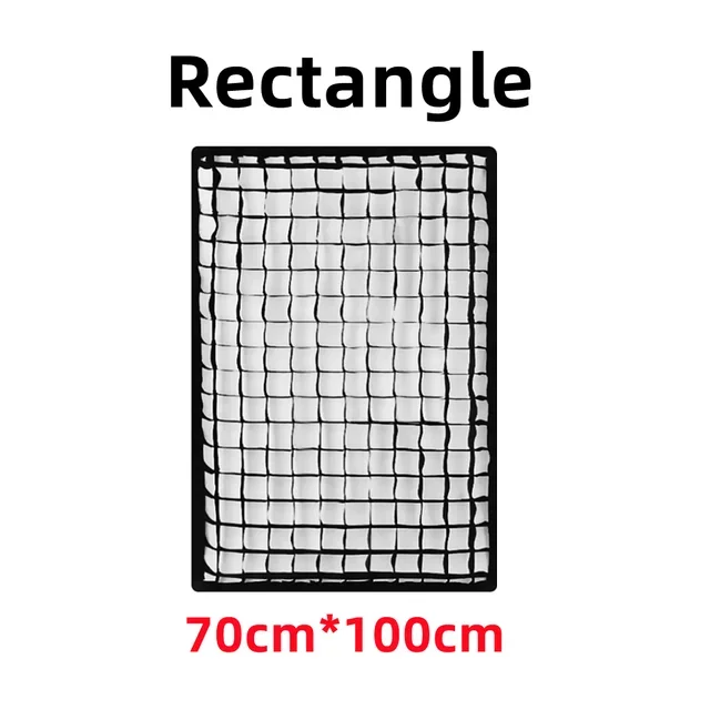 Honeycomb Grid For Octagon Square Rectangle Hexadecagon Deep Softbox 30* 40 50*70 55 60 65 80 22*90 95 80*120 140 35*160cm: Dark Grey