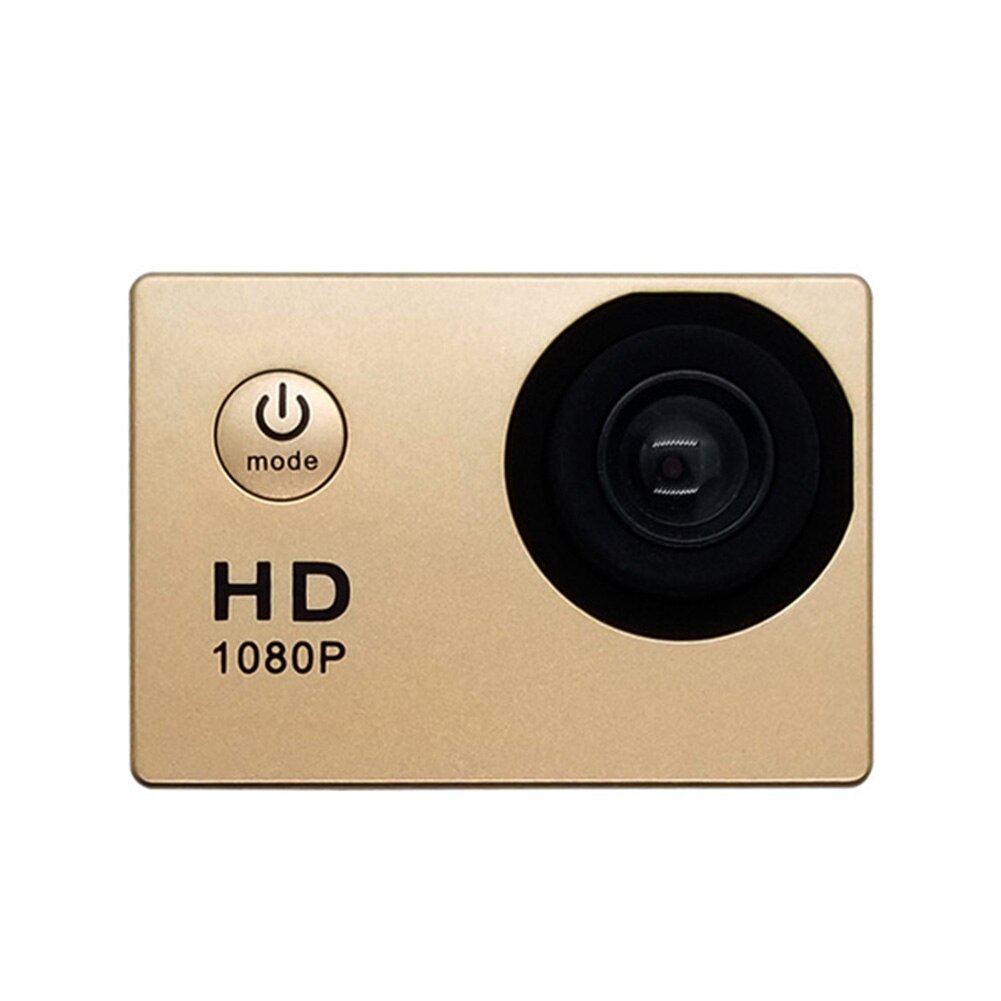 Action Camera Waterproof Sports Cam Wide Angle Lens DV Camcorder Rechargeable @M23: Gold