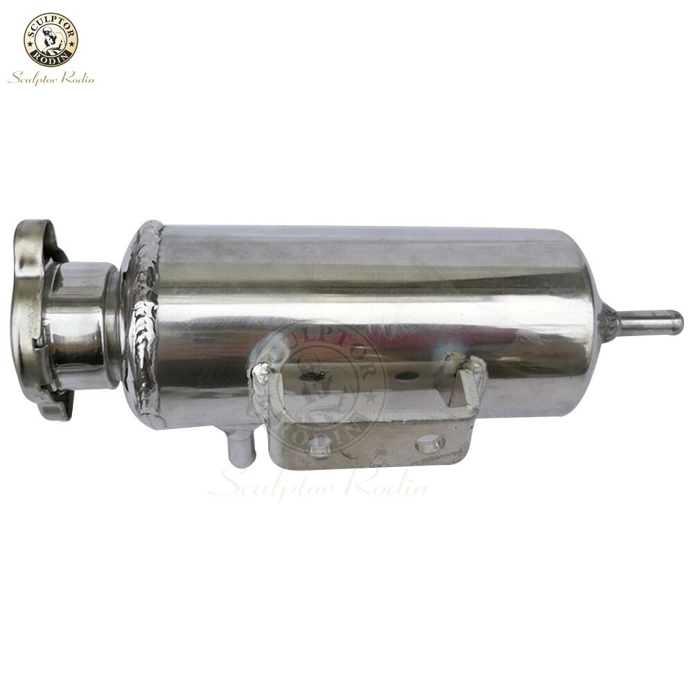 Universal 350mL Oil Catch Can Tank Car Radiator Water Coolant Tank Aluminum Catch Bottle Overflow Reservoir