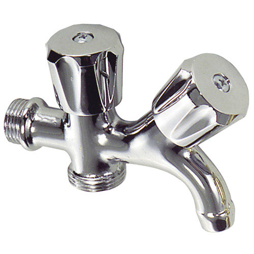 Double Washing Machine Tap 1/2