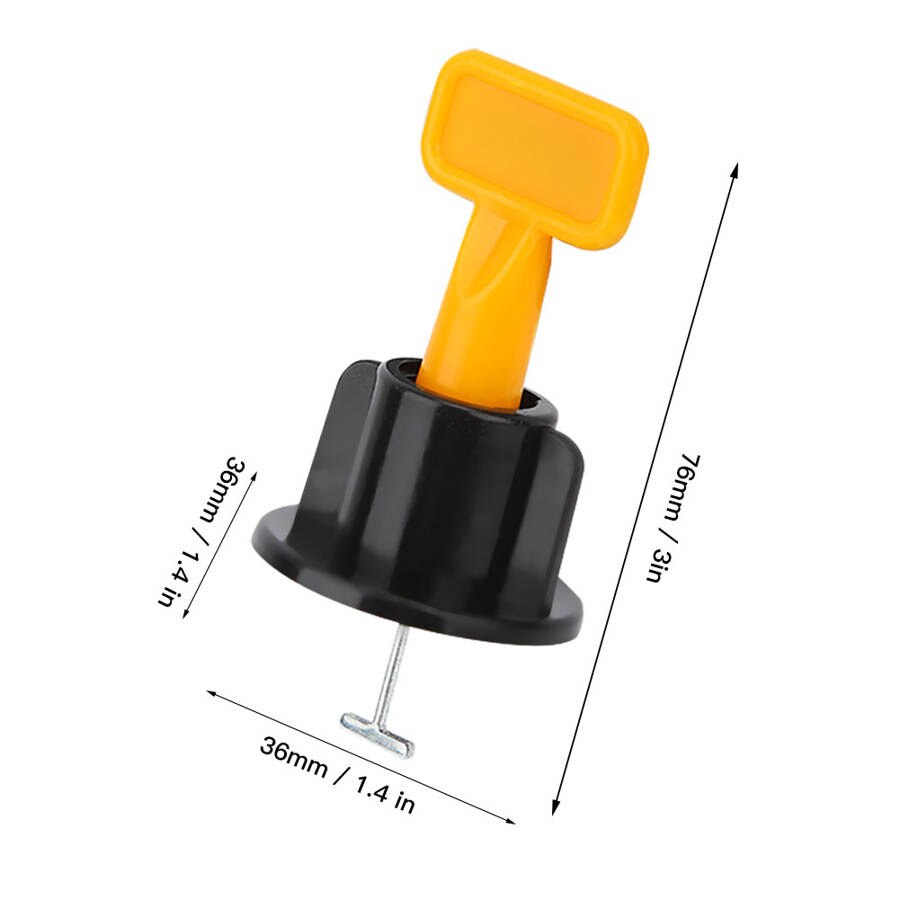 50Pcs Reusable Tile Leveling Positioning Leveler Floor Construction Tools Set