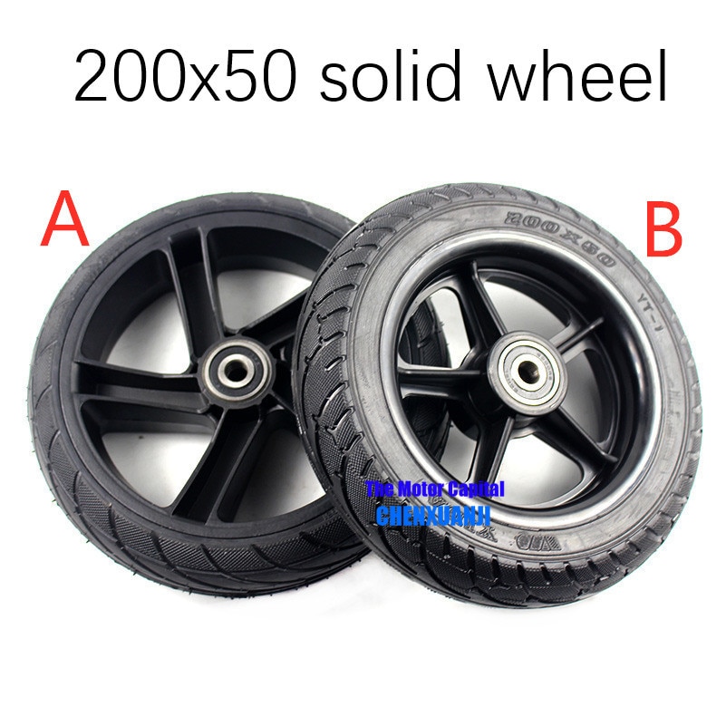 Good Reputation 200x50 Solid Wheel for Two Wheels Electric Self Balancing Hoverboard Scooter 200*50 Tyre