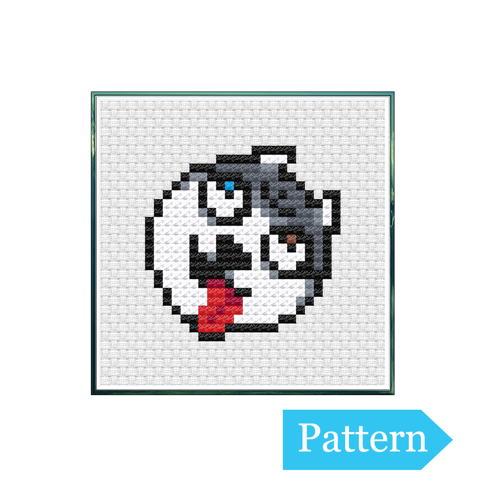 Cute Cross Stitch Pattern Chart DMC Symbol Color Chart