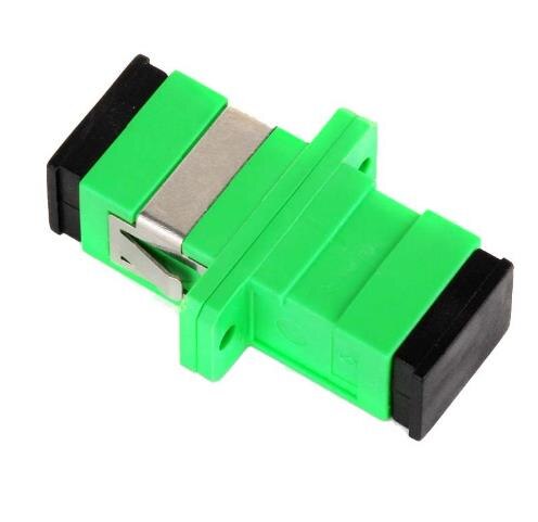 10 Adaptador pc SC APC SM Conector De Fibra Óptica SC Flange Acoplador Óptico SC Simplex Adaptador de Fibra Óptica Ftth SC Acoplador