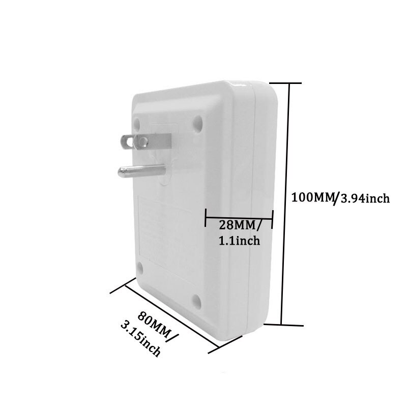 US wall plug 3PIN plug with QC30 fast charging