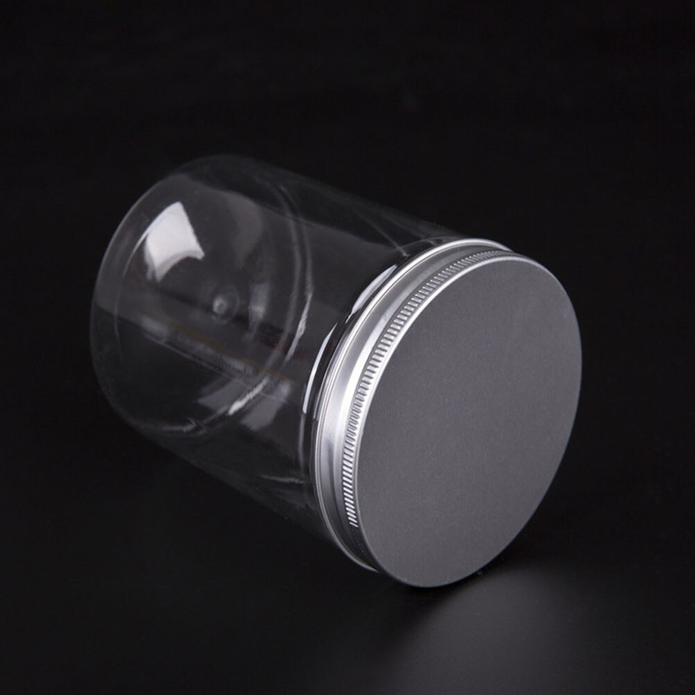 Tarro de plástico transparente para alimentos, lata sellada para cocina, recipientes de aperitivos para galletas, té perfumado, 10 Uds., 500ml