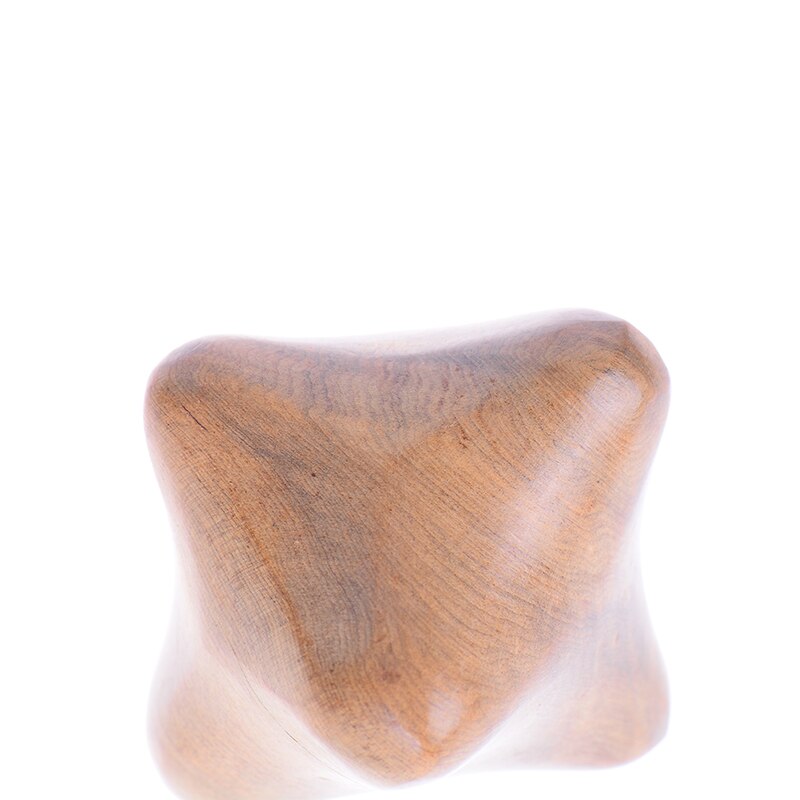 1Pc Hexagonal Massage Ball Fragrant Wood Acupressure Active Scraping Clear The Lymphatic Drainage Massager