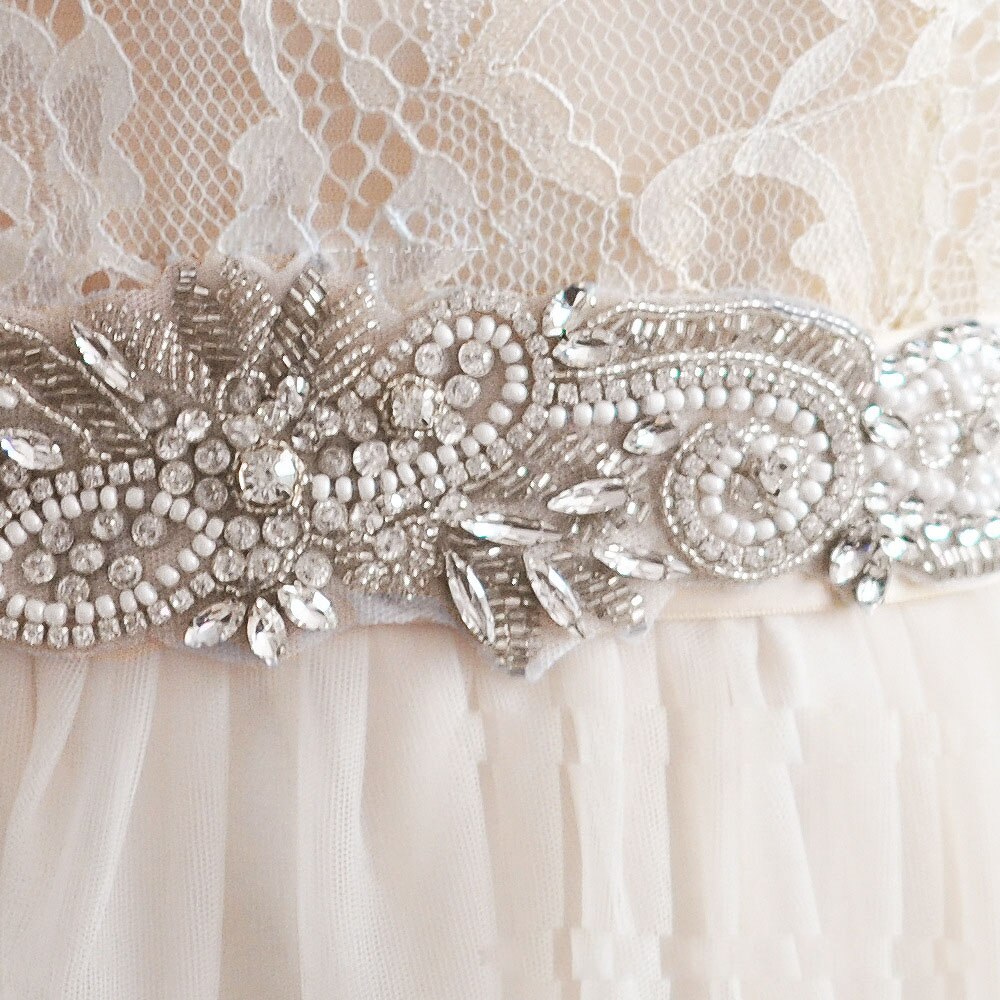 Strass Preals ceinture robe de mariée ceinture nouvelle bohème Shinny ceintures pour événement chine pas cher ZA028
