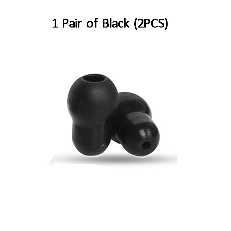 Super Comfortabele Zachte Stethoscoop Accessoire Oordopje Oordopjes Oortjes Fit 5-6mm Pijp voor Littmann Stethoscoop: One Pair Black