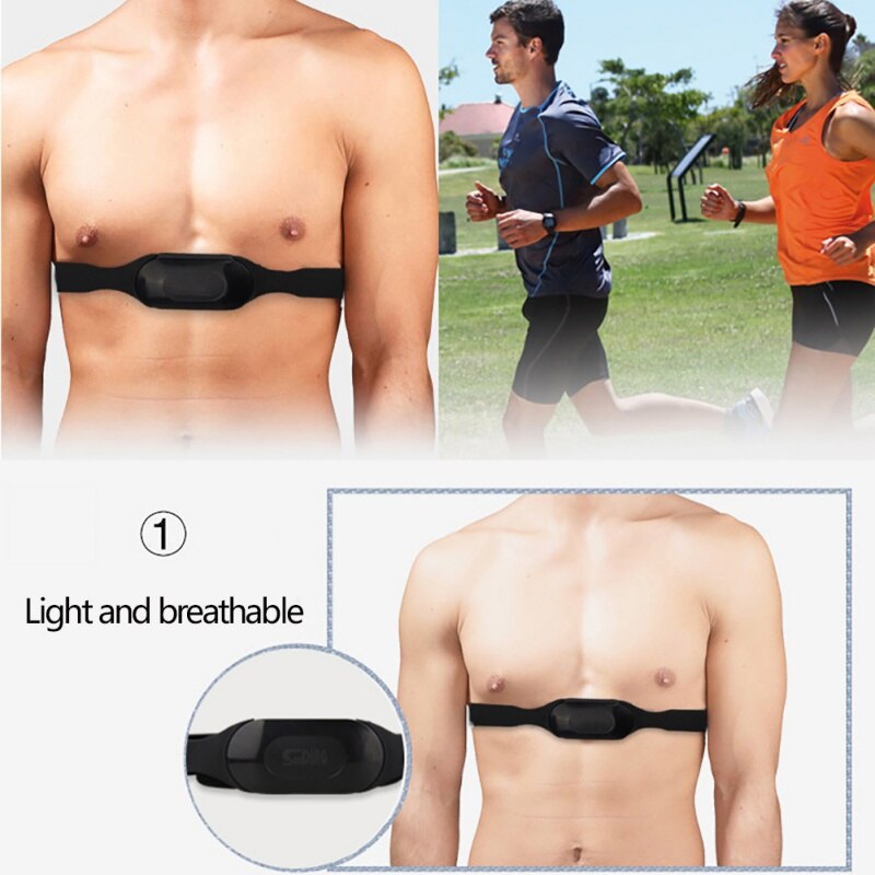 Heart Rate Belt Bluetooth & Ant+ Heart Rate Monitor Cycling BLE 4.0 ANT Pulse Meter Polar Heart Rate Sensor Chest Strap Belt